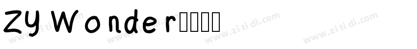 ZY Wonder字体转换